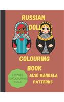 Russian Doll Colouring Book Also Mandala Patterns 63 Pages 32 Colouring Pages