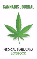 Cannabis Journal Notebook Medical Marijuana Logbook