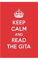 Keep Calm and Read the Gita: The Gita Book Designer Notebook