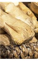 Ginger Root in a Woven Basket Journal