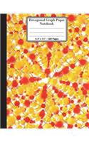 Hexagonal Graph Paper Notebook. 8.5" x 11". 120 Pages