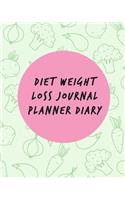 Diet Weight Loss Journal Planner Diary