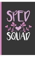 Sped Squad: Notebook & Journal or Diary for Special Education Staff - Take Your Notes or Gift It, Graph Paper (120 Pages, 6x9)