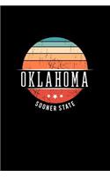 Oklahoma Sooner State: Oklahoma State USA Souvenir Blank Notebook Journal