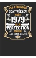 Les Légendes Sont Nèes En Août 1979 À La Perfection Mûrir La Vie Commence Avec 40