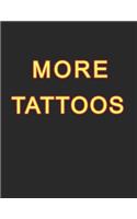 More Tattoos: Tattoo Skizzen Buch / 7 Leere Felder Pro Seite