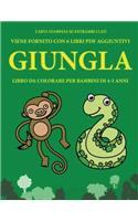 Libro da colorare per bambini di 4-5 anni (Giungla)