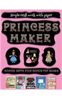 Simple craft work with paper (Princess Maker - Cut and Paste): This book comes with a collection of downloadable PDF books that will help your child make an excellent start to his/her education. Books are design(31 Simple Craft Work with Paper)