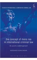 Concept of Mens Rea in International Criminal Law