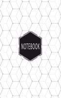 Notebook: Hexagonal Graph Paper Notebook/ 150 Pages / 8x10 Inch /Structuring Sketches/ Chemistry