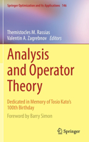 Analysis and Operator Theory