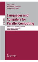 Languages and Compilers for Parallel Computing: 20th International Workshop, Lcpc 2007, Urbana, Il, Usa, October 11-13, 2007, Revised Selected Papers
