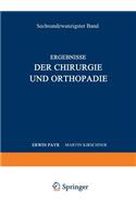Ergebnisse Der Chirurgie Und Orthopädie