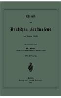 Chronik des Deutschen Forstwesens im Jahre 1888