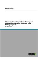 Interessenplurale Ansprüche an Bildung und deren Bedeutung für die Gestaltung eines Bildungsangebots