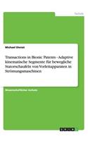 Transactions in Bionic Patents - Adaptive kinematische Segmente für bewegliche Statorschaufeln von Vorleitapparaten in Strömungsmaschinen: (German)