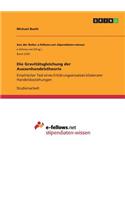 Die Gravitätsgleichung der Aussenhandelstheorie