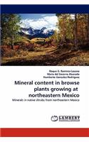 Mineral content in browse plants growing at northeastern Mexico