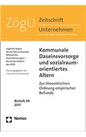 Kommunale Daseinsvorsorge Und Sozialraumorientiertes Altern