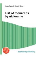 List of Monarchs by Nickname