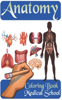 Anatomy Coloring Book Medical School: Netter's Anatomy Coloring Book Updated Edition, an Entertaining and Instructive Guide to the Human Body - Bones, Muscles, Blood, Nerves and How They