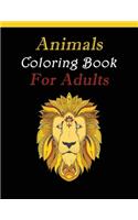 Animals Coloring Book For Adults