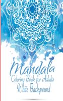 Mandala Coloring Book for Adults White Background