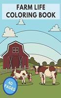 Farm Life Coloring Book