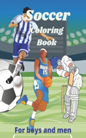 Soccer coloring book