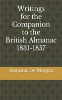 Writings for the Companion to the British Almanac 1831 - 1857