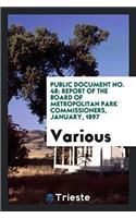 Public Document No. 48: Report of the Board of Metropolitan Park Commissioners, January, 1897