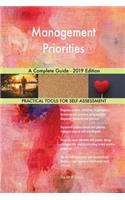 Management Priorities A Complete Guide - 2019 Edition