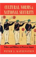 Cultural Norms and National Security: Police and Military in Postwar Japan