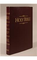 Giant Print Bible-KJV: King James Version, Giant Print, Burgundy, Imitation Leather, Presentation Edition