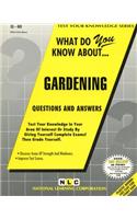 Gardening: Passbooks Study Guide