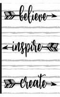 Believe Inspire Create Composition Notes