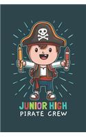 Junior High Pirate Crew: Week to Page Academic Diary Planner July 2019 - June 2020