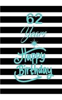 62 years happy birthday
