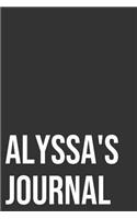 Alyssa's Journal