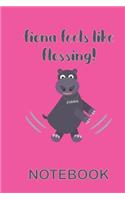 Fiona Feels Like Flossing Notebook