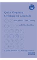 Quick Cognitive Screening for Clinicians