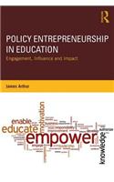 Policy Entrepreneurship in Education