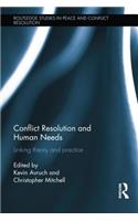 Conflict Resolution and Human Needs