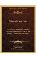 Philosophy And Unity