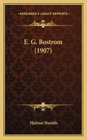E. G. Bostrom (1907): (Spanish)