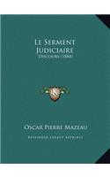 Le Serment Judiciaire