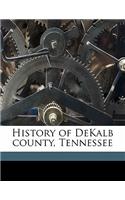 History of Dekalb County, Tennessee