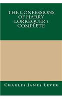 The Confessions of Harry Lorrequer ? Complete
