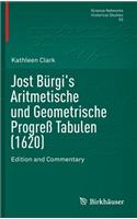 Jost Bürgi's Aritmetische Und Geometrische Progreß Tabulen (1620): Edition and Commentary