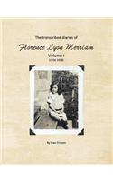 The Transcribed Diaries of Florence Lyon Merriam Volume I (1916-1918)